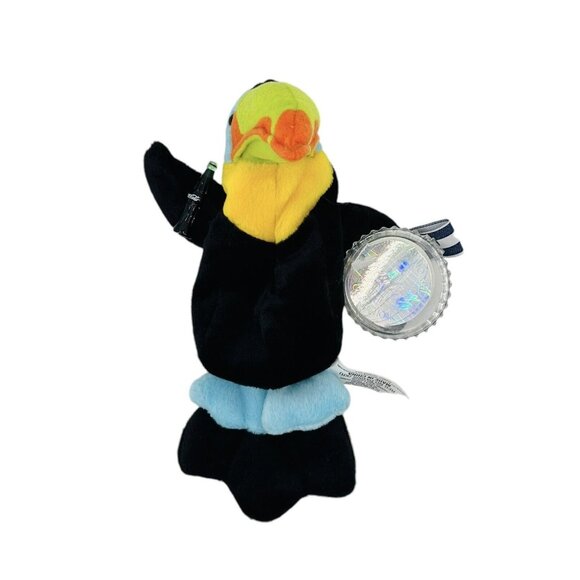 Coca-Cola Toolu Toucan Honduras Plush Stuffed Animal Bean Bag NEW VTG 1999 - Picture 7 of 10